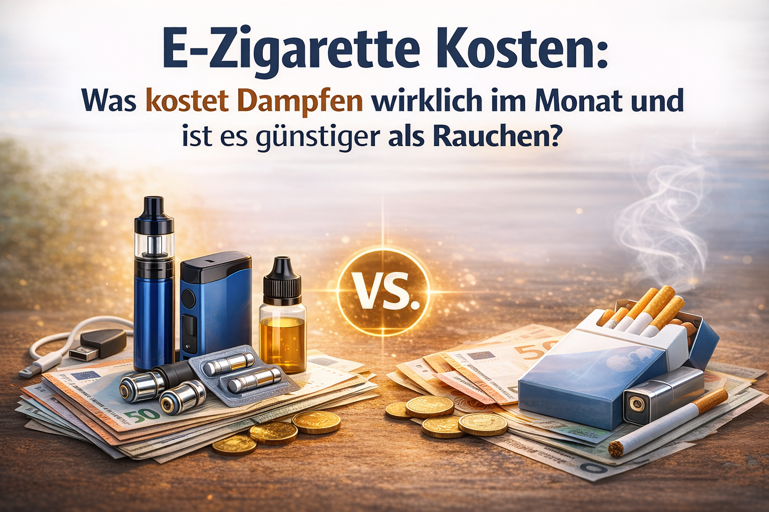 E-Zigarette Kosten pro Monat | mit Beispielrechnung E-Zigarette Kosten pro Monat | mit Beispielrechnung