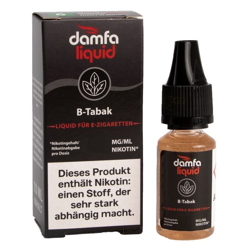 Liquid B-Tabak Damfaliquid 12mg gebrauchsfertiges Liquid