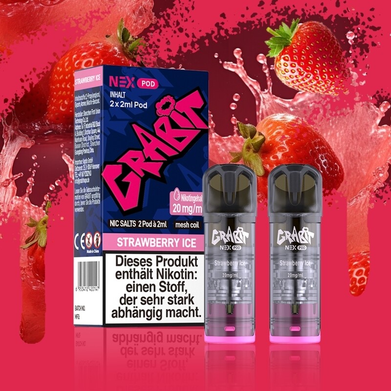 Strawberry Ice - Grabit Nex Pods