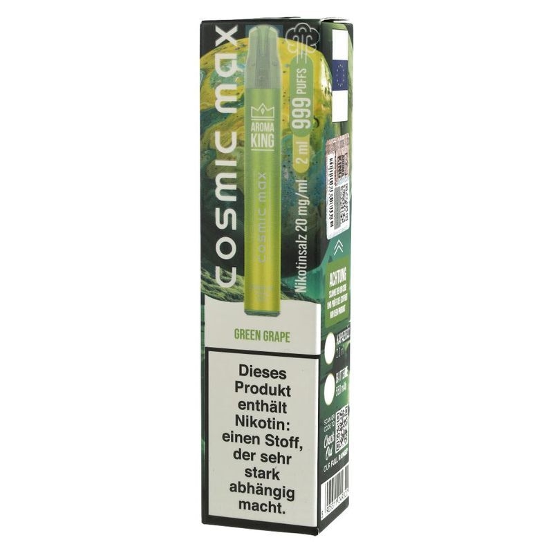Green Grape mit 20mg Nikotin von Aroma King Cosmic Max Green Grape mit 20mg Nikotin von Aroma King Cosmic Max