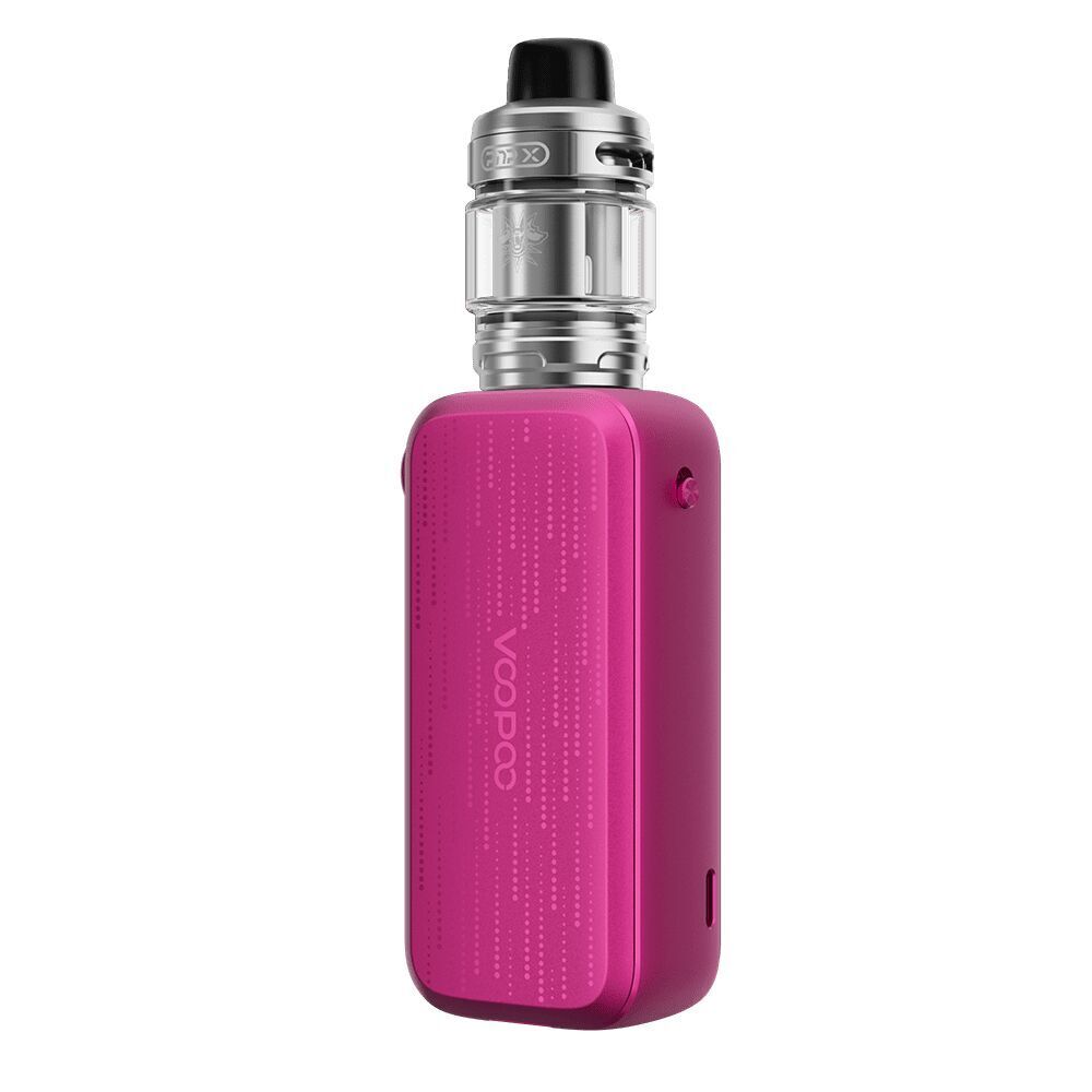 Voopoo Vinci Spark 220 Box Kit in Rose Red mit silbernem Tank und schwarzem Mundstück