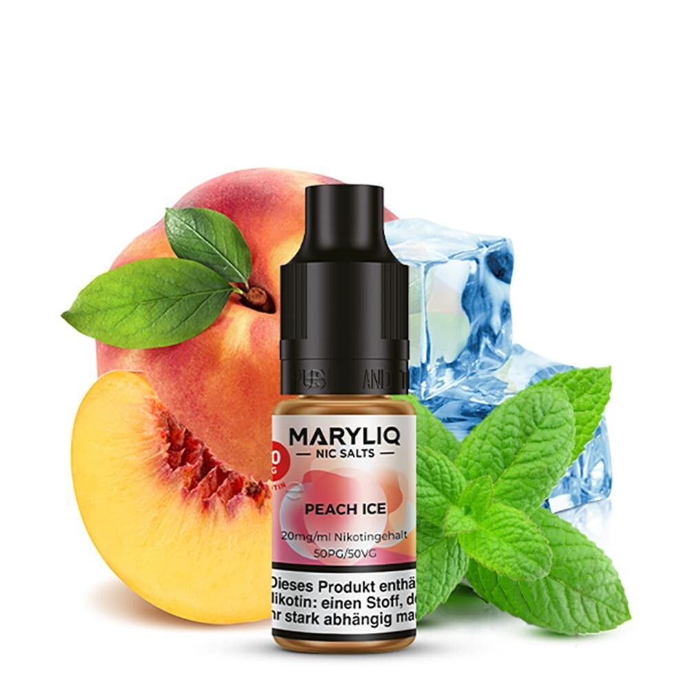 Liquid Maryliq Peach Ice mit 20mg Nikotin von Maryliq by Lost Mary