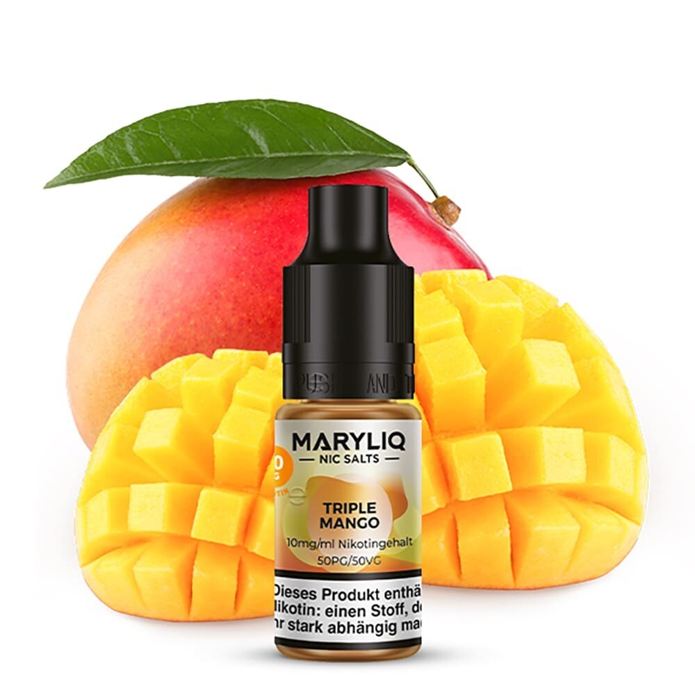 Liquid Maryliq Triple Mango mit 10mg Nikotin von Maryliq by Lost Mary