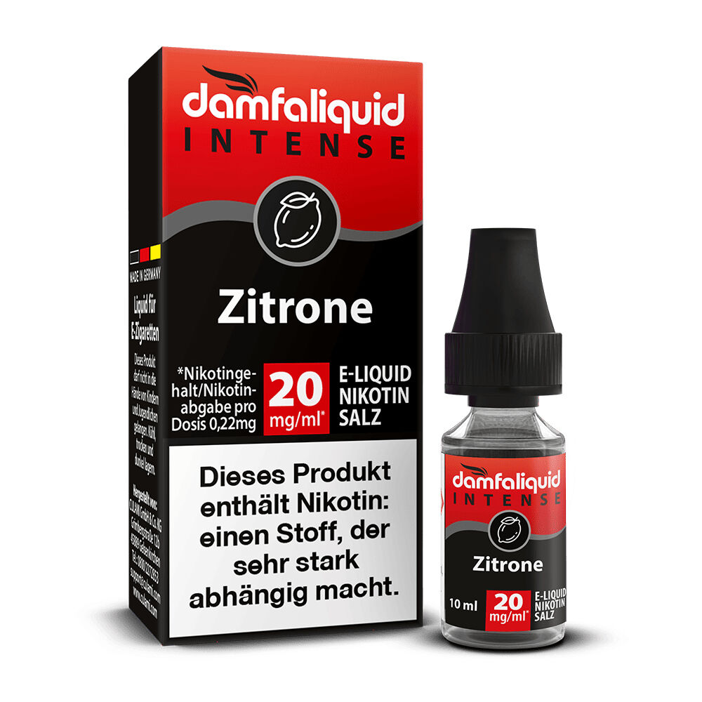 Damfaliquid Intense Nikotinsalz - Zitrone