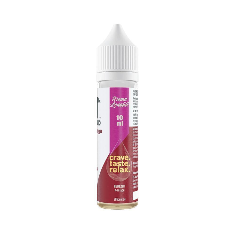 Elf Liquid Aroma - Kaktus Blutorange Elf Liquid Aroma Flasche mit Kaktus Blutorange Geschmack, 10 ml, weißer Verschluss, sichtbarer Text crave taste relax, Reifezeit 4-6 Tage.