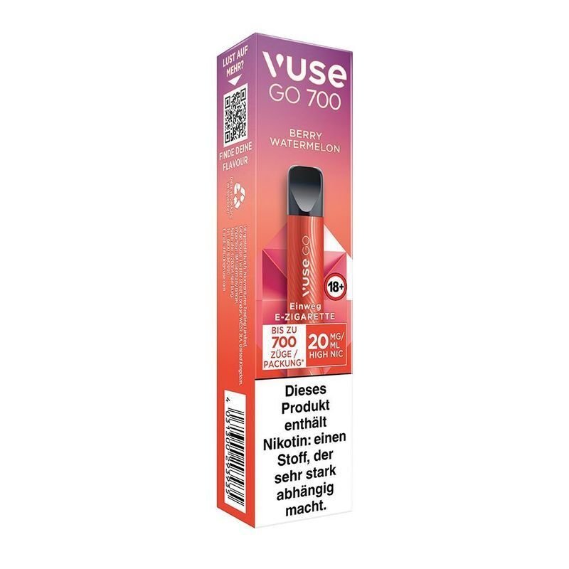 Vuse GO 700 Berry Watermelon 20mg Einweg Vape Einweg E-Zigarette