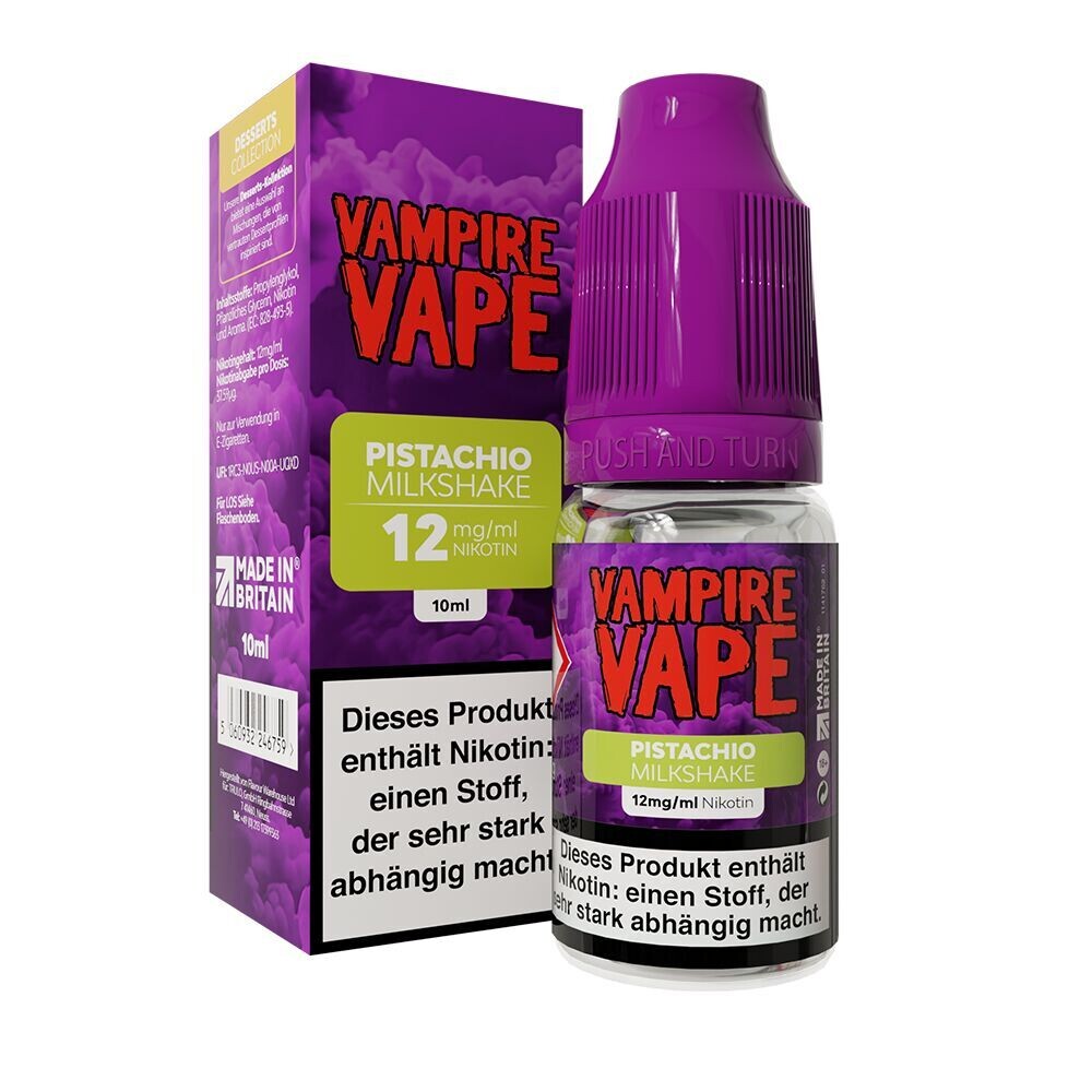 Liquid Pistachio Milkshake 12mg - Vampire Vape