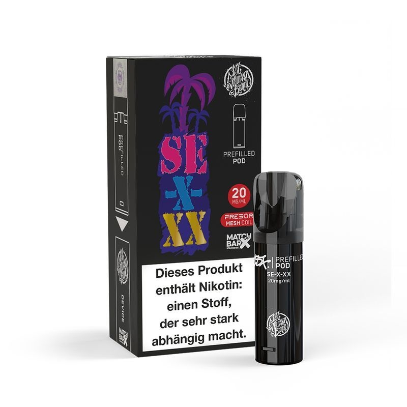 SE-X-XX mit 20mg Nikotin 187 Strassenbande Pods SE-X-XX mit 20mg Nikotin 187 Strassenbande Pods