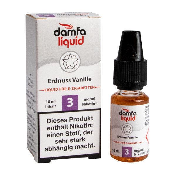Liquid Erdnuss Vanille 3mg - damfaliquid