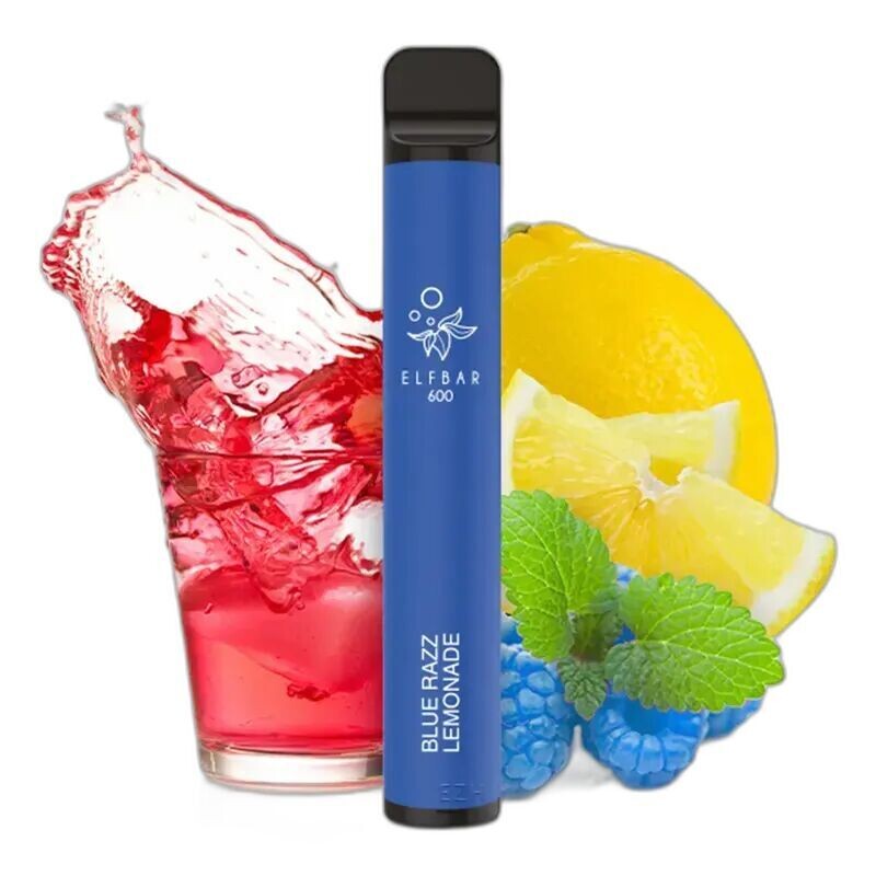 Elfbar 600 E-Shisha Blue Razz Lemonade mit 20mg Nikotin