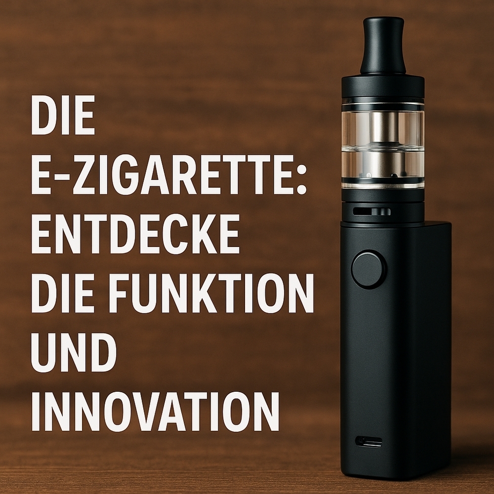 Die E-Zigarette: Entdecke die Funktion und Innovation