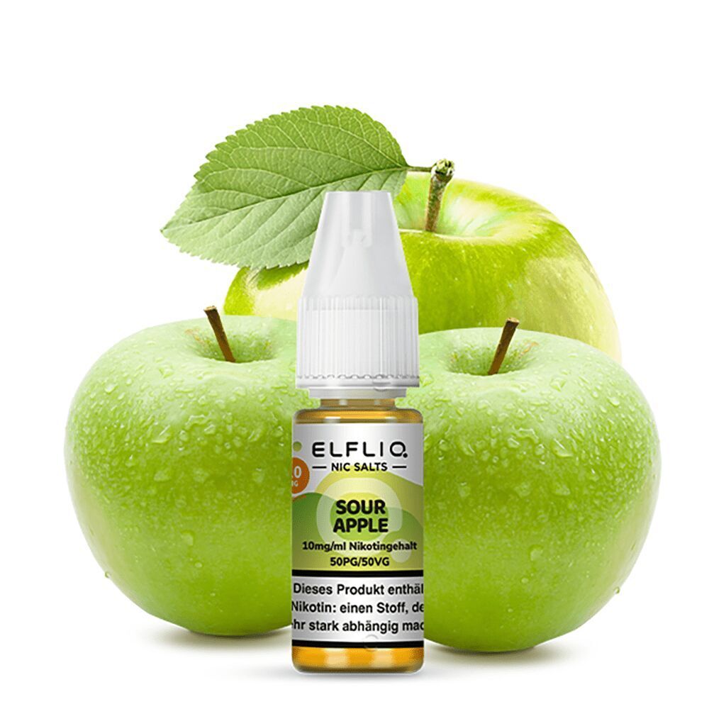 Liquid Sour Apple 10mg Elfliq by Elfbar von Elfliq by Elf Bar