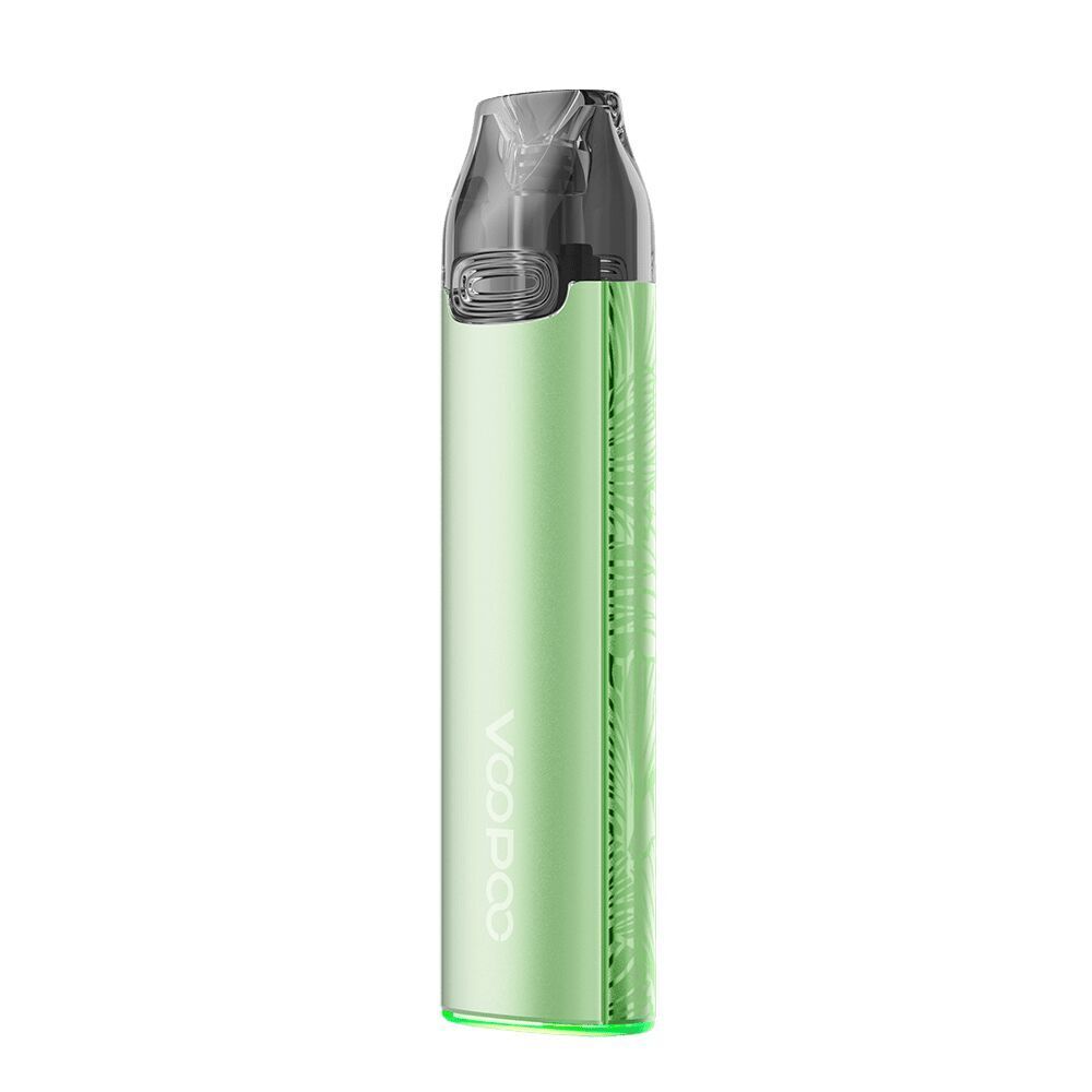 Voopoo Vmate Pro 2 Pod Kit - Fresh Green Voopoo Vmate Pro 2 Pod Kit in frischem Grün mit transparentem Mundstück und logo-bedruckter Fläche
