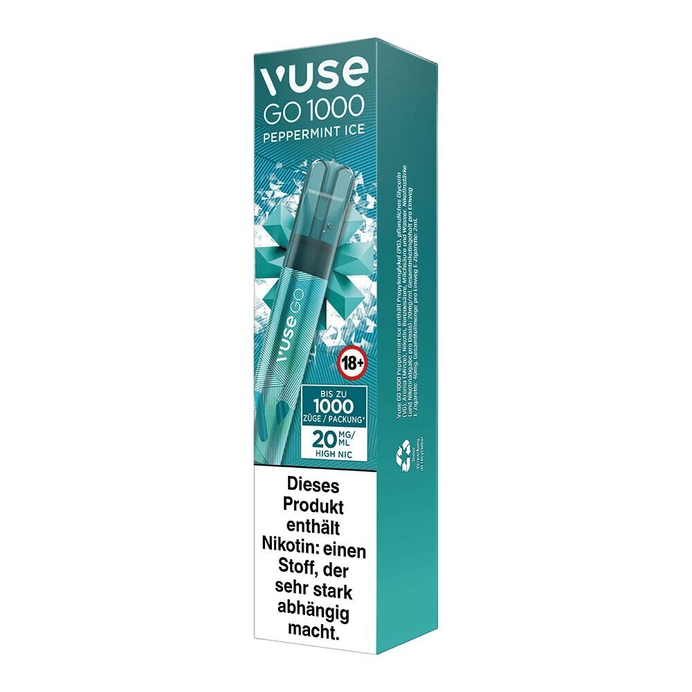 Peppermint Ice - Vuse GO 1000 Einweg Peppermint Ice 20mg - Vuse GO 1000 Einweg