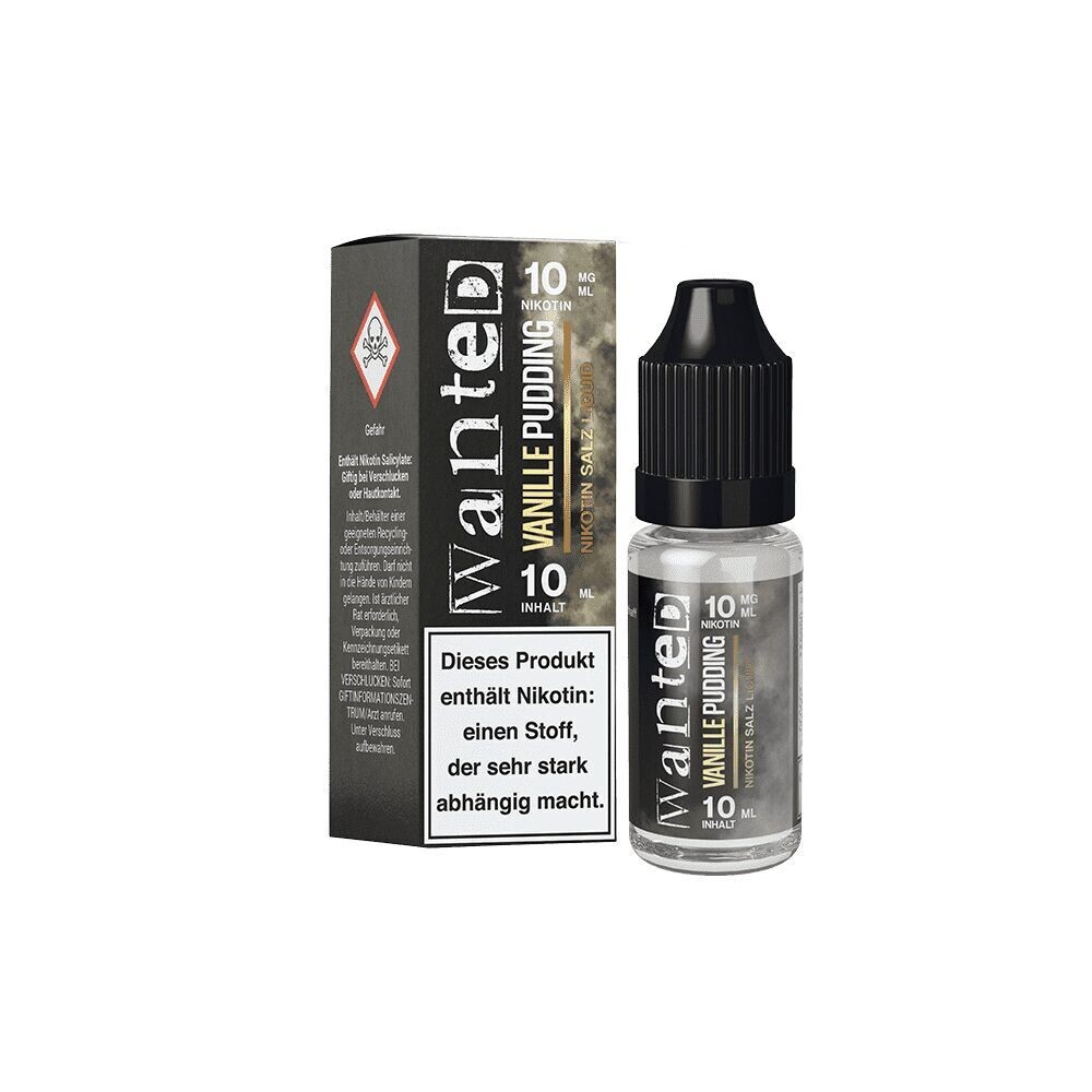 Liquid Vanillepudding mit 10mg Nikotin von Wanted