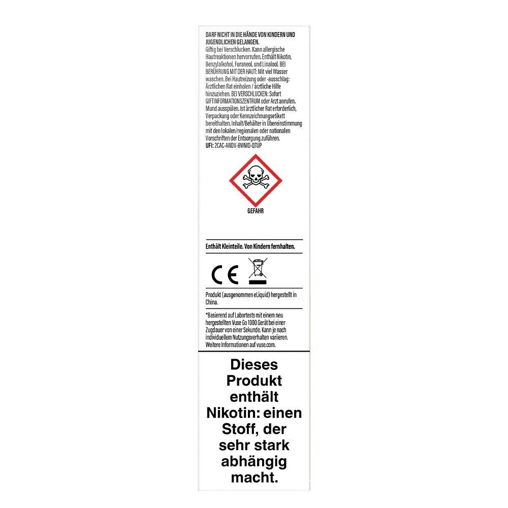 Watermelon Ice 20mg - Vuse GO 1000 Einweg