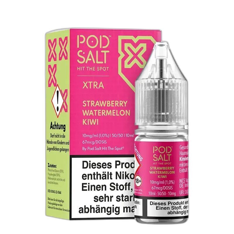 Liquid Strawberry Watermelon Kiwi von Pod Salt Xtra