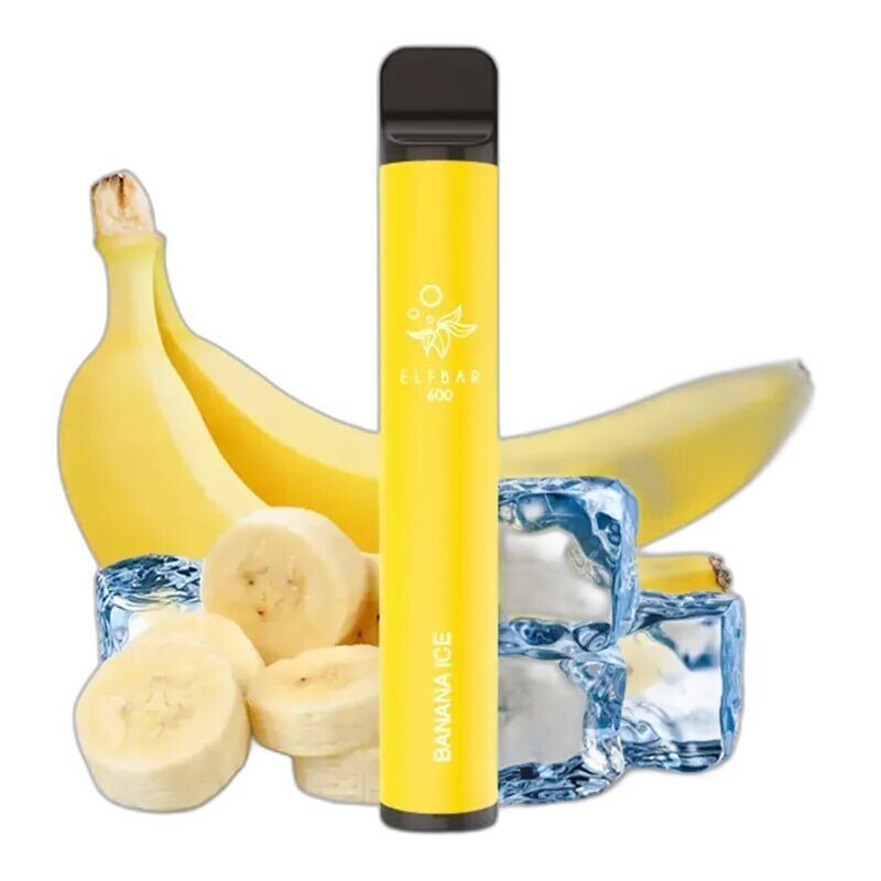 Elfbar 600 E-Shisha Banana Ice mit 20mg Nikotin