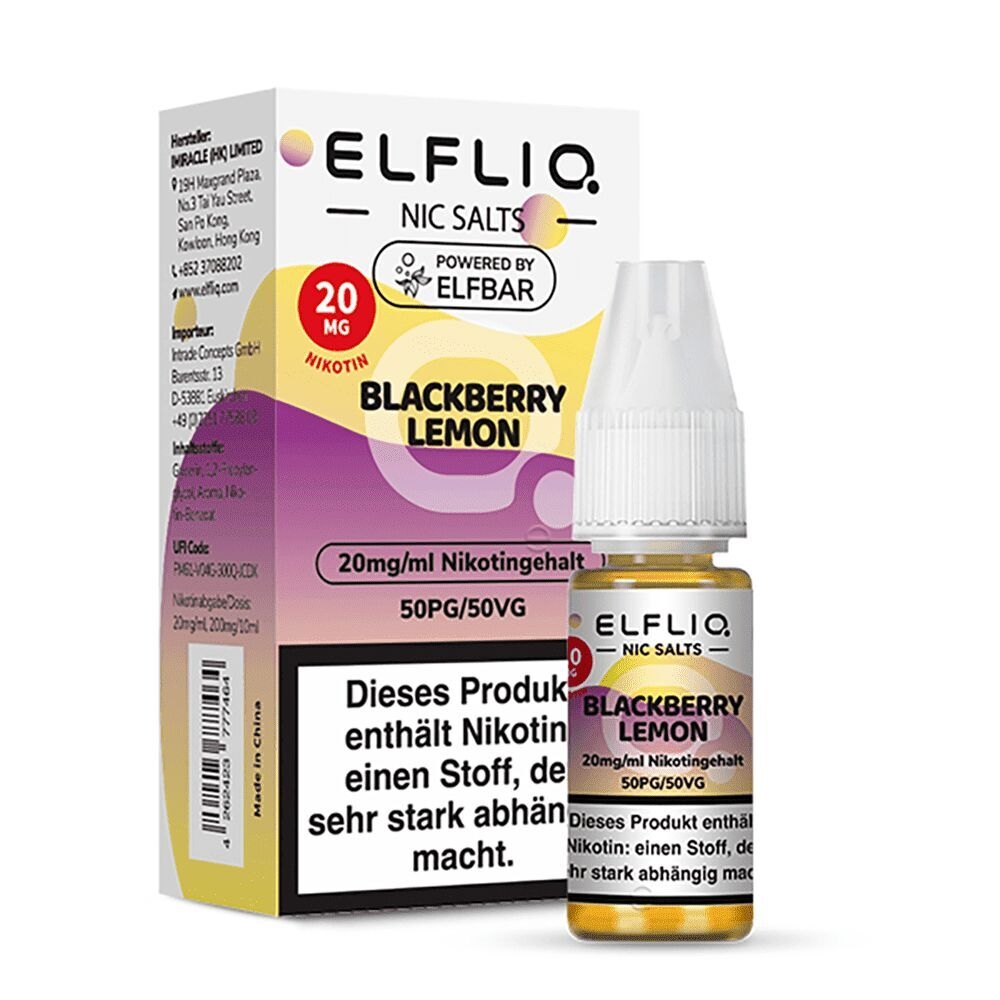 Elfliq Nikotinsalz - Blackberry Lemon 20mg