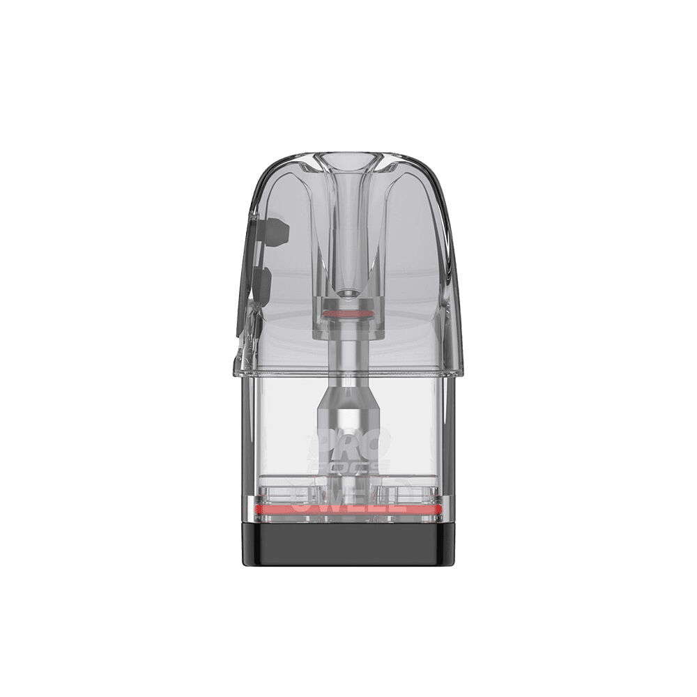 Uwell Caliburn GPP Alpha Pods mit Coil Uwell Caliburn GPP Alpha Pod mit Coil, transparentes Design, rote Akzente, schwarzer Sockel, Innenstruktur sichtbar