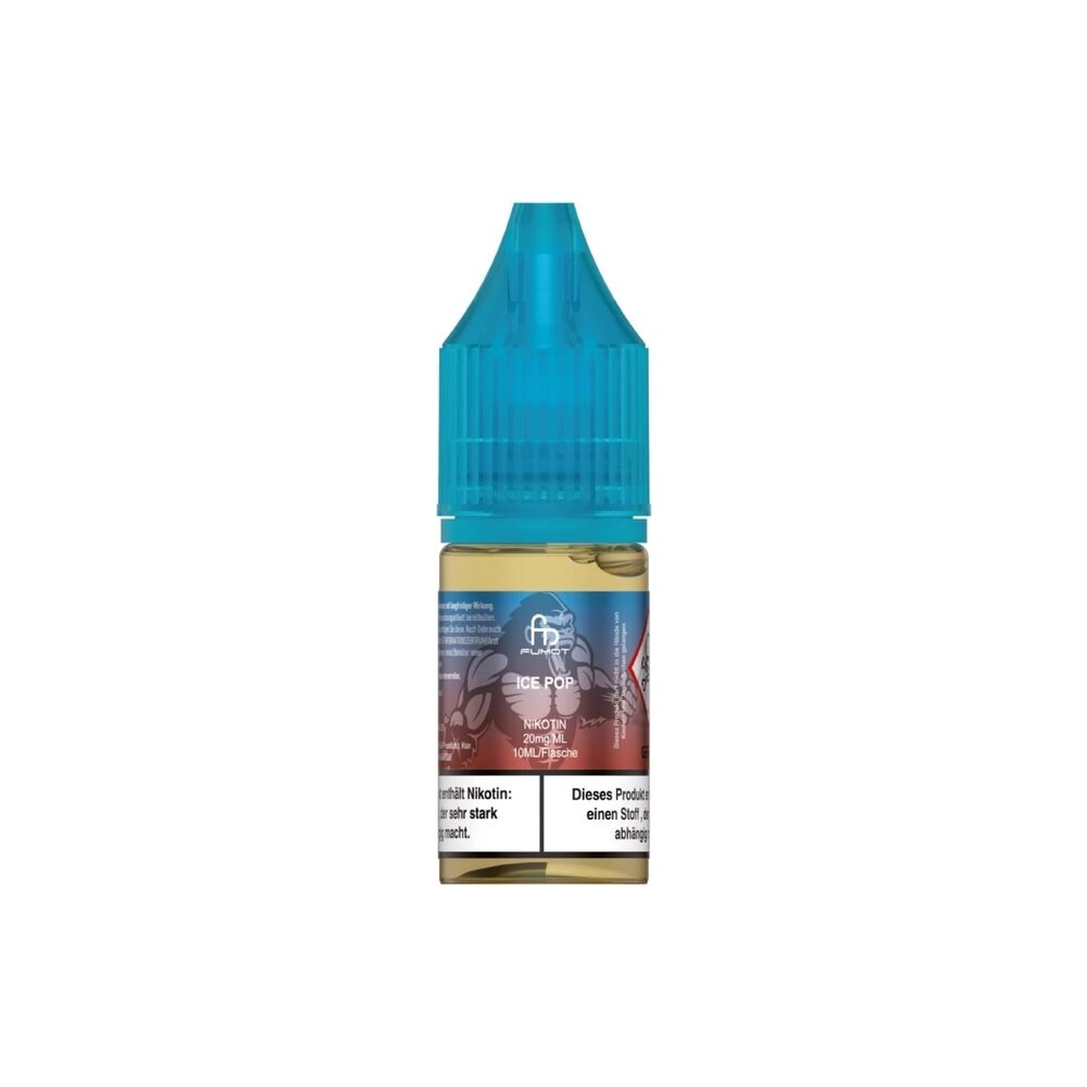 randm-tornado-liquid-10ml-ice-pop-20mg.jpg Flasche RandM Tornado Nikotinsalz Liquid Ice Pop mit 20mg Nikotin, 10ml Kapazität, blauem Deckel und Etikett mit Eis-Design.
