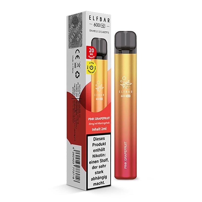 Pink Grapefruit mit 20mg Nikotin Elf Bar V2 E-Shisha Pink Grapefruit mit 20mg Nikotin Elf Bar V2 E-Shisha