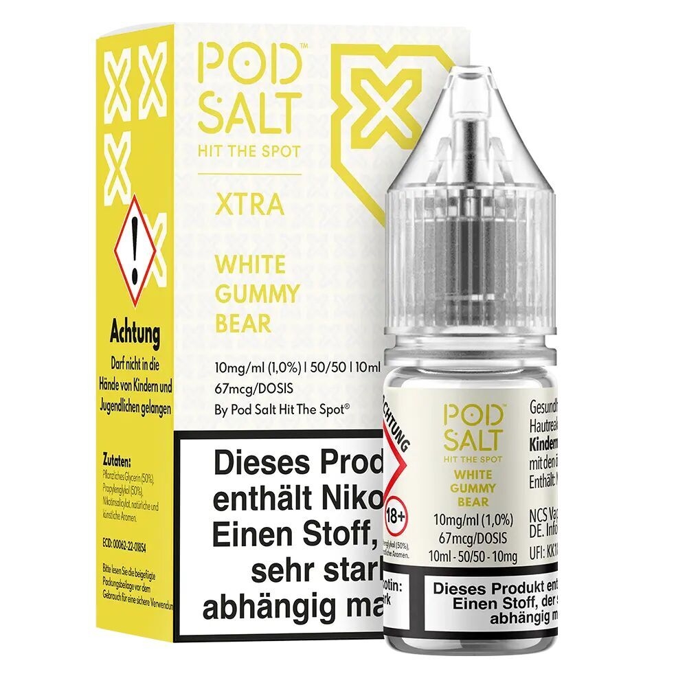 Liquid White Gummy Bear von Pod Salt Xtra Liquid White Gummy Bear von Pod Salt Xtra