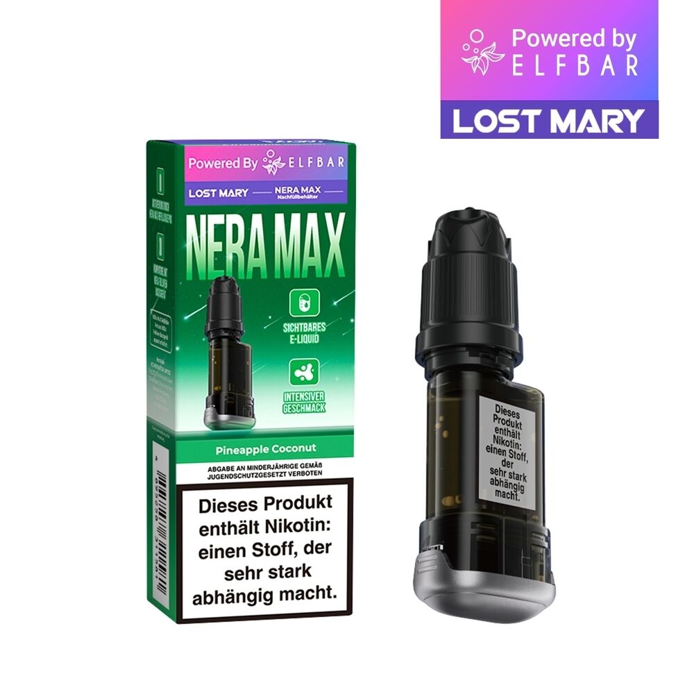 LMNM-P-20-23_2 Lost Mary Nera Max 15K Pods - Pineapple Coconut 20mg