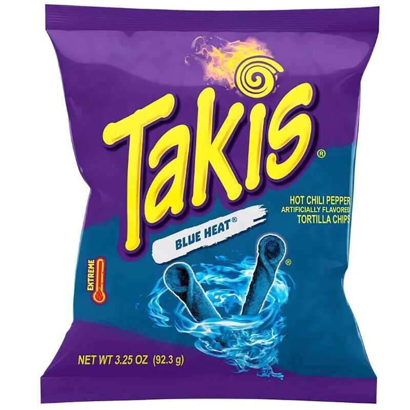 Takis Blue Heat | 92,3g Packung Tortilla Chips