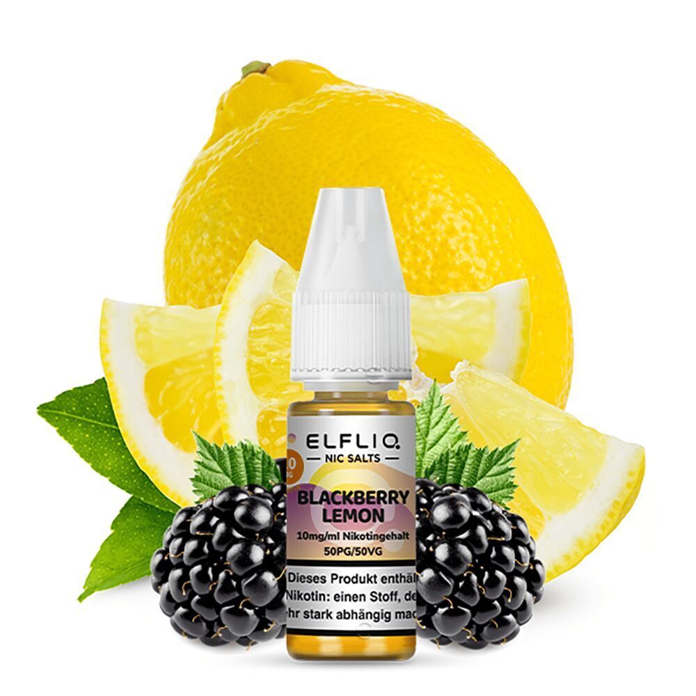 Liquid Blackberry Lemon 10mg Elfliq by Elfbar