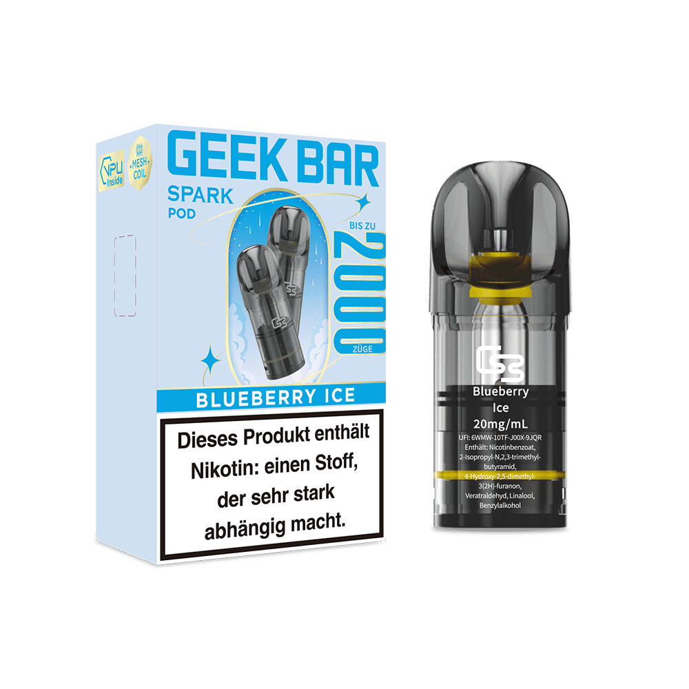 Geek Bar Pods - 20mg Nikotinsalz Geek Bar Pods - 20mg Nikotinsalz