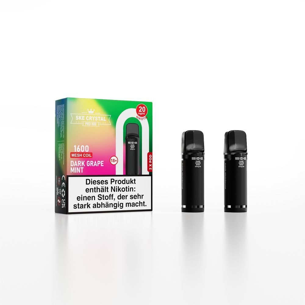 SKE Crystal 800 Pro Pods - Dark Grape Mint SKE Crystal 800 Pro Pods - Dark Grape Mint