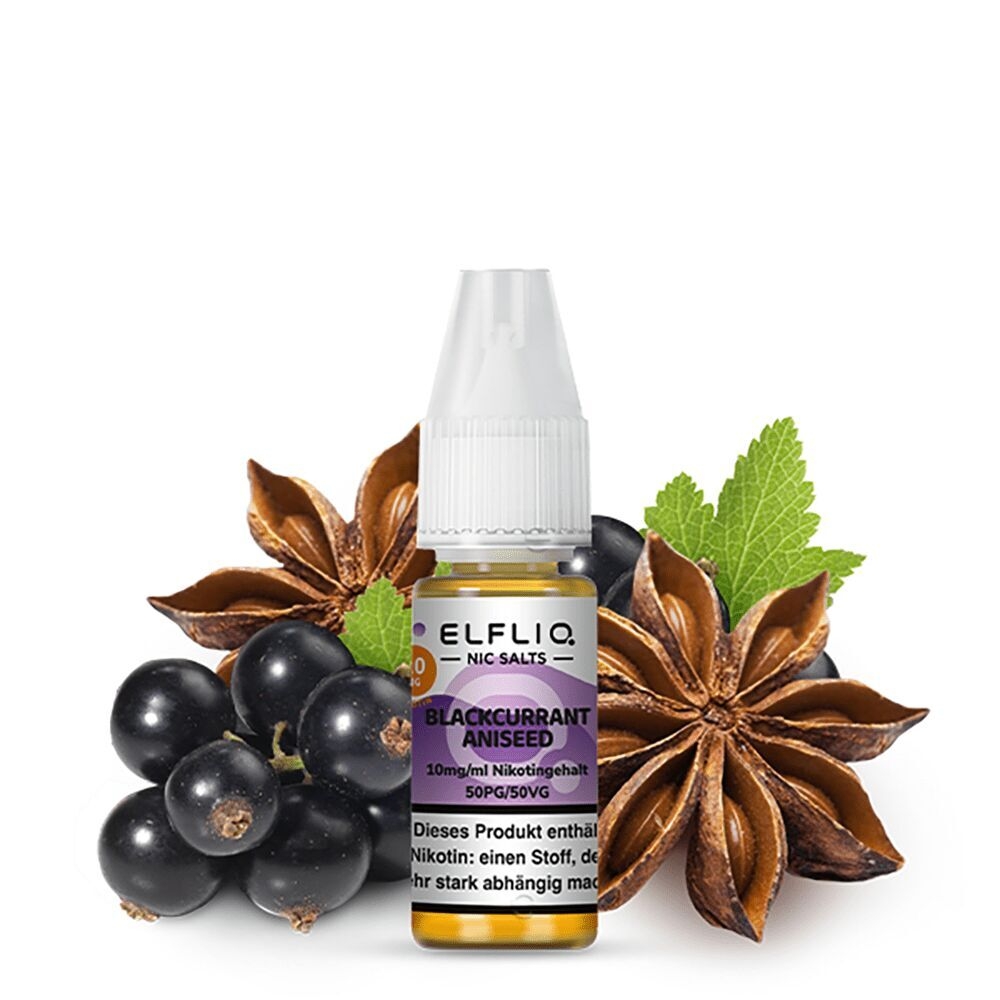 Liquid Blackcurrant Aniseed von Elfliq by Elfbar Liquid Blackcurrant Aniseed von Elfliq by Elfbar