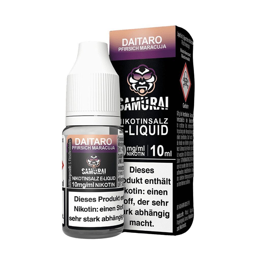Samurai Nikotinsalz Liquids | Intensiver Geschmack Samurai Nikotinsalz Liquids | Intensiver Geschmack