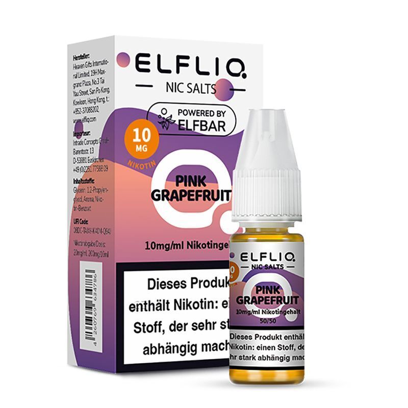 Liquid Pink Grapefruit Elfliq by Elfbar von Elfliq by Elf Bar