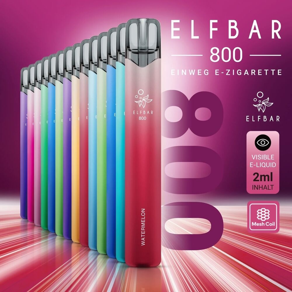 Elfbar 800 kaufen | Einweg E-Shisha 20 mg Nikotin Elfbar 800 kaufen | Einweg E-Shisha 20 mg Nikotin