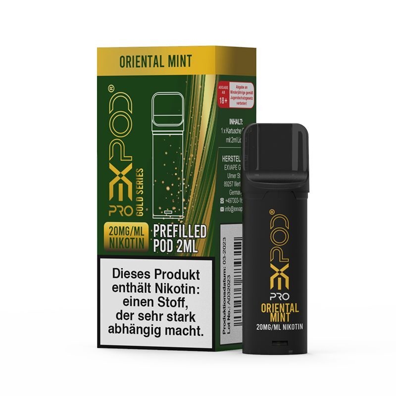 Oriental Mint mit 20mg Nikotin Expod Pro Pods Oriental Mint mit 20mg Nikotin Expod Pro Pods