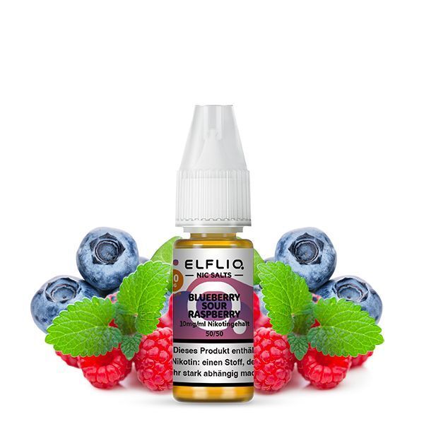 Liquid Blueberry Sour Raspberry Elfliq by Elfbar mit 10mg Nikotin