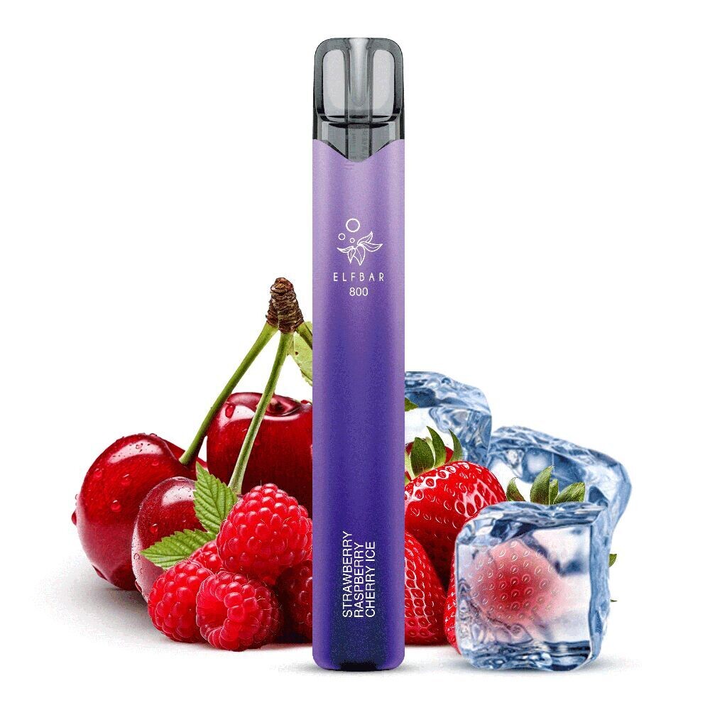 Elfbar 800 - Strawberry Raspberry Cherry Ice 20mg