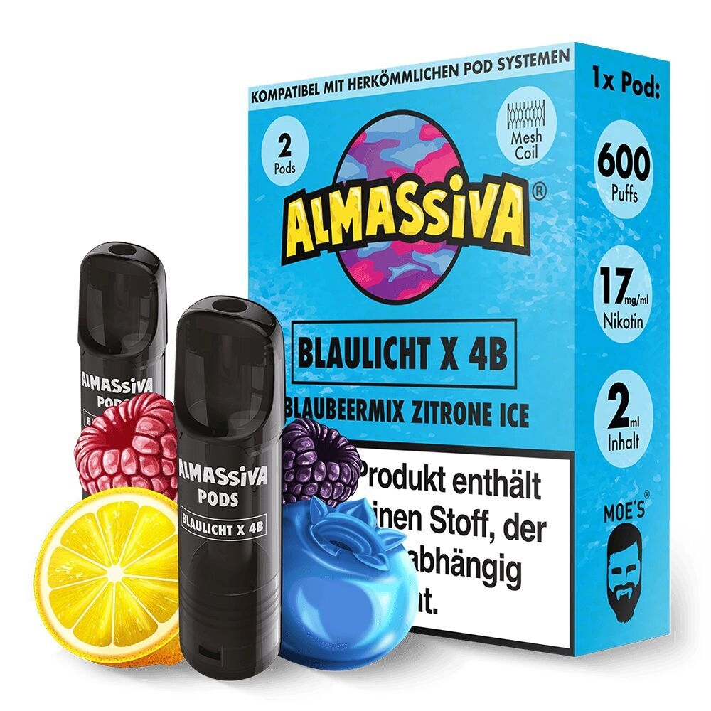 Blaulicht X 4B 17mg Al Massiva Pods Blaulicht X 4B 17mg Al Massiva Pods