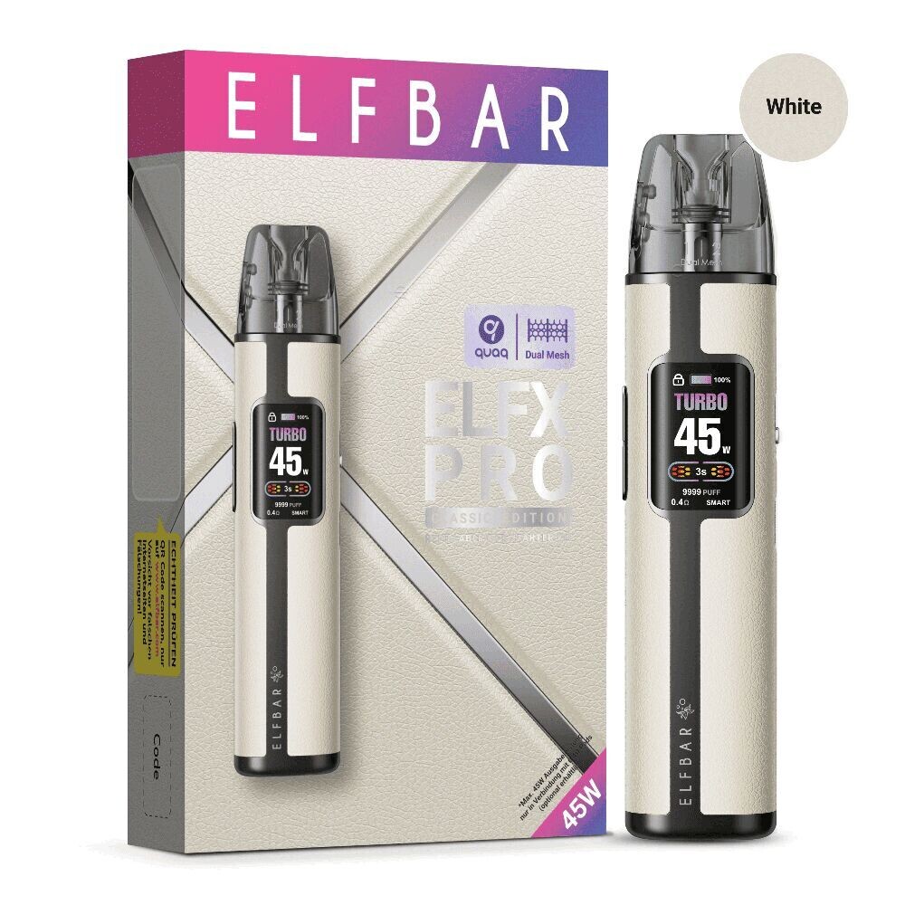 Elfbar Elfx Pro Pod Kit - White