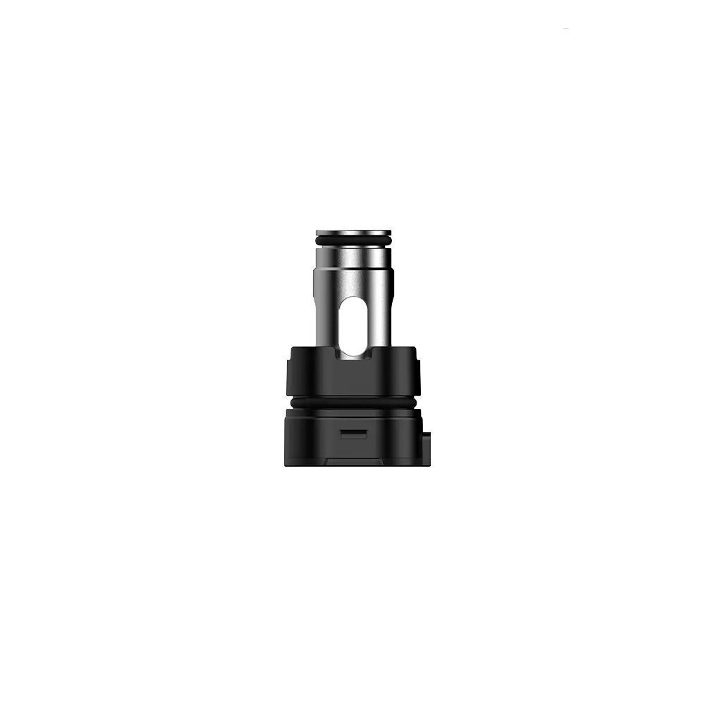 Uwell Crown M Twin Siebcoil 0,4 Ohm 0,8 Ohm Uwell Crown M Verdampferkopf aus Metall und Kunststoff mit 0,4 und 0,8 Ohm, zylinderförmig, auf weißem Hintergrund