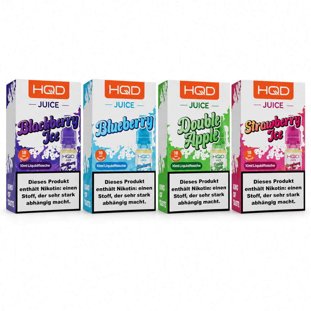 hqd-juice-nikotinsalz-18mg-sortiment-v1 HQD Juice Nikotinsalz Liquid - 18mg