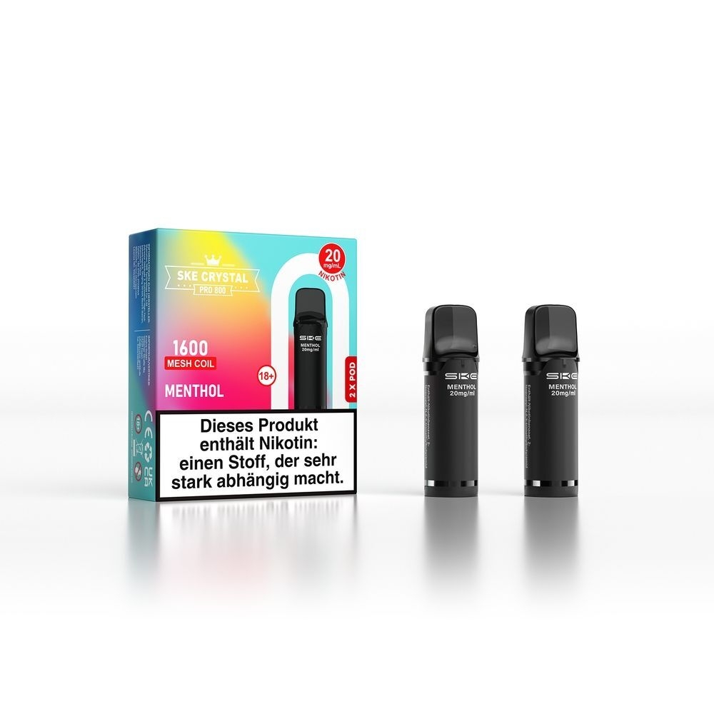 SKE Crystal 800 Pro Pods - Menthol