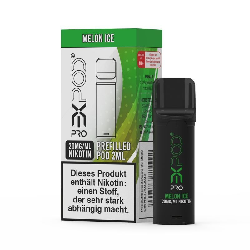 Melon Ice mit 20mg Nikotin Expod Pro Pods Melon Ice mit 20mg Nikotin Expod Pro Pods