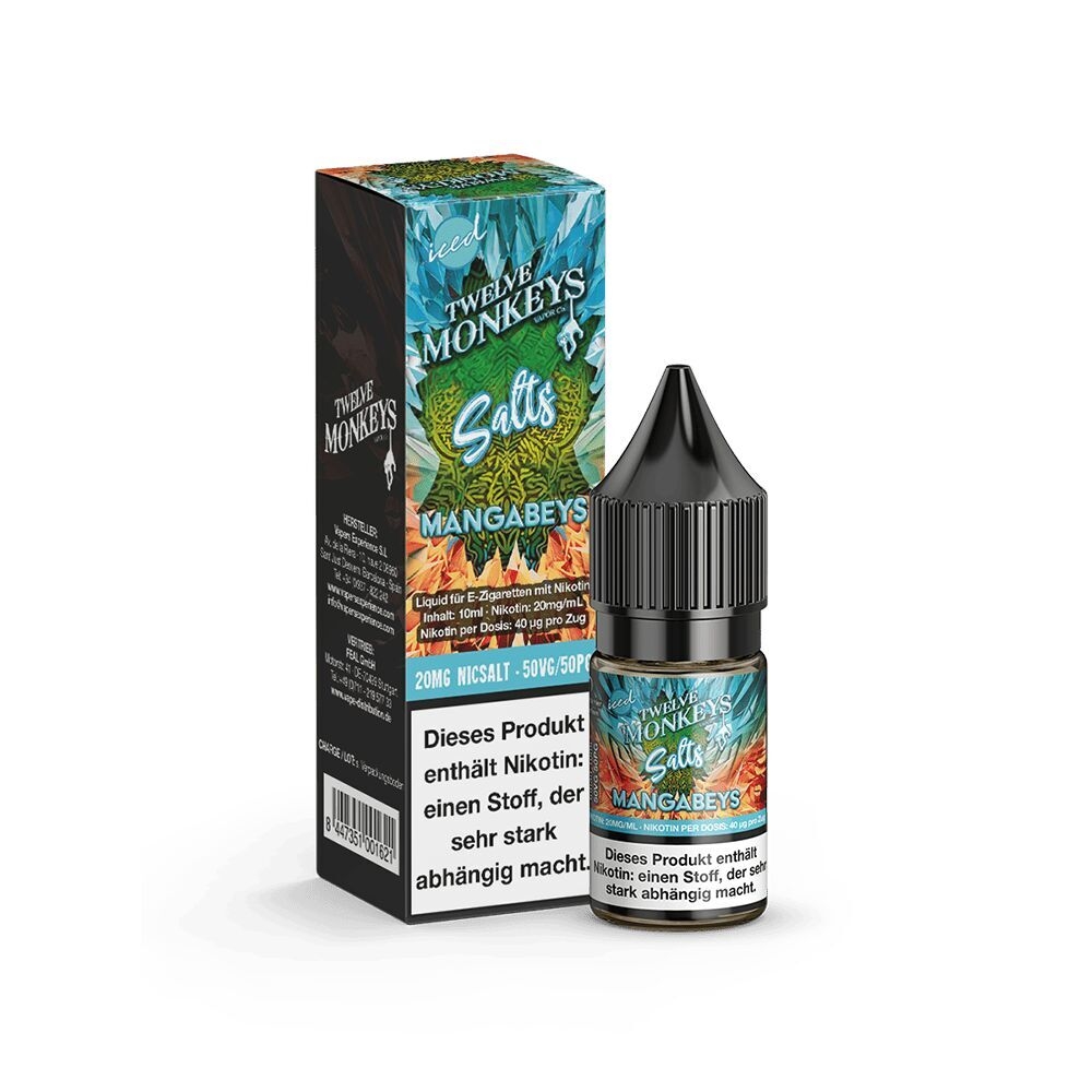 Liquid Mangabeys 20mg - Twelve Monkeys Liquid Mangabeys 20mg - Twelve Monkeys