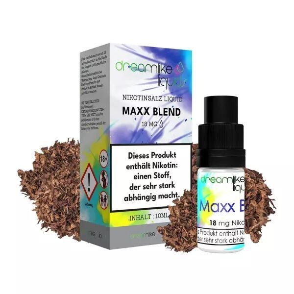 Liquid Maxx Blend mit 18mg Nikotin von Dreamlike Liquids