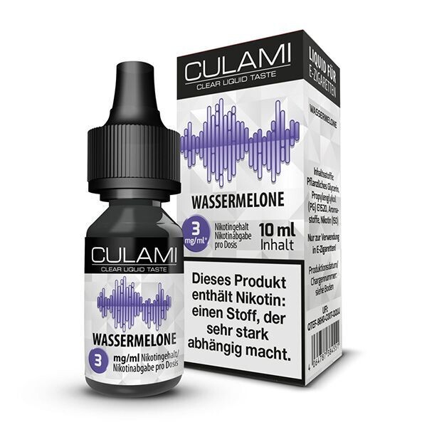 Liquid Wassermelone mit 3mg Nikotin von Culami