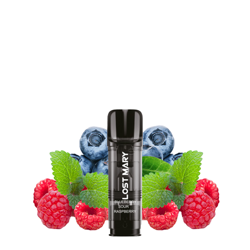 Blueberry Sour Raspberry 20mg - Lost Mary Tappo Pods