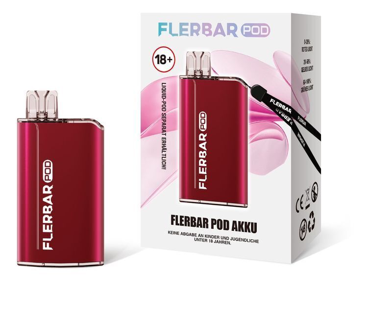 Flerbar Pod Akku Rot Prefilled Pod Kit